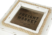Boîte avec corde kb-7764 cm. 20 x 20h6,5