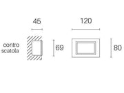 Ligne de fiche en aluminium à LED 3W recoins en ouverture 4000K