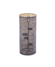 Bougie chauffe-plat 4P Icelyn Noir-Or