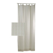 Rideau tissu rayé romarin cm140xh300x2