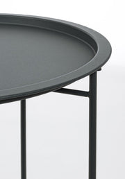 Table basse avec plateau Wissant Anthracite D46 en métal