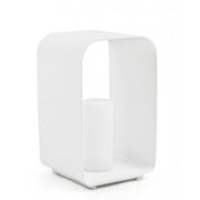 Lampe à LED avec lampadaire RIDLEY blanc 25x28x h45 cm