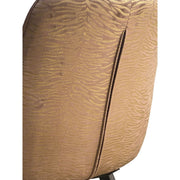 Chaise rembourrée marron Layla