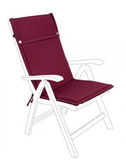 Cuscino Poly180 Bordeaux Shine Alto