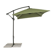 Parapluie bras Texas 2x3 cm anthracite-olive