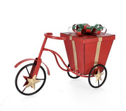 Décoration 4x1P Père Noël Vélo