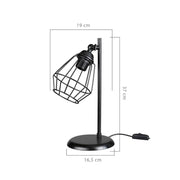 Lampe à poser EkinoKs coloris noir MDL4266