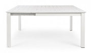 Table de jardin extensible Konnor blanc