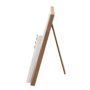 Calendrier rectangulaire en bois blanc cm25x18x2,5