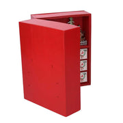 Calendrier bois led rouge cm36x6h24