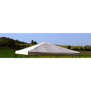 Gazebo épargne avec un toit blanc simple 3 x 4 m