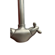 Mitigeur de cuisine bicommande satiné Paini Trixi 75CN572 30x18x5 cm