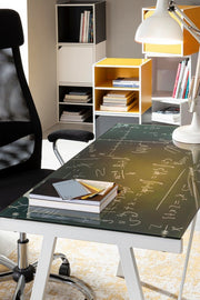 Young Smoke bureau plateau en verre 113x58 cm