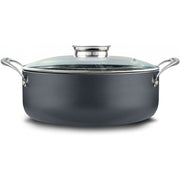Cocotte ovale couvercle en verre INVICTUM PROFESSIONAL diamètre 32x h26 cm