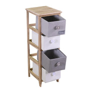 Commode Brenda bouton 4 tiroirs cm26x32h81