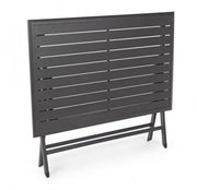 Table d'extérieur en aluminium anthracite ELIN 110x70x h71 cm