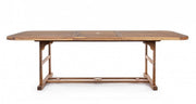 Table extérieure Noemi Extensible en bois 180-240x100x H 74cm
