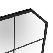 Miroir en métal noir cm100x2h70