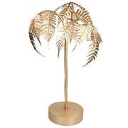 Lampe palme dorée h80 cm