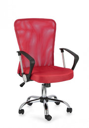 Chaise de bureau BRISBANE rouge réglable en hauteur