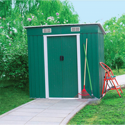 Maison verte en métal 182 x 194 cm