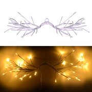 Branche lumineuse 48 LED blanc chaud cm60x30 alimentation fixe pour extérieur
