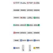 Étiquette de signalisation pour toilettes homme/femme handicapée