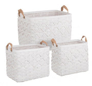 Set3 Cesta 2M Lisette Rett Blanc