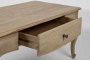 Table basse classique en bois 1 tiroir Domitille