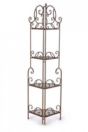 Meuble d'angle Melanie 4P marron