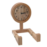 Horloge en bois naturel 15x22,5x23 cm