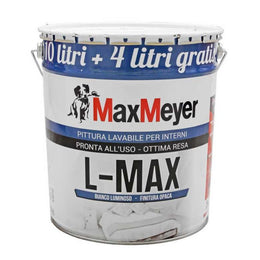 Peinture blanche lavable à l'eau Max Meyer L MAX 14 litres