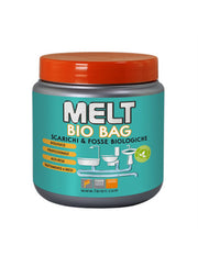 Melt Bio Bag - Solution écologique pour canalisations et fosses - Lot de 6 sachets de 50g