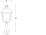 Palet en Aluminium avec Couverture en Cuivre et Diffuseur Transparent grigiorame