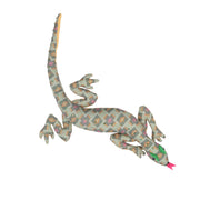 Marionnette lézard vert cm45x22h5