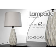 LAMPE DE TABLE TORTORA LUMEN Céramique 34 x 34 x 62,5 h cm