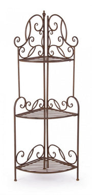 Meuble d'angle 3P Mélanie marron