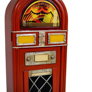 Juke box 1 porte rouge cm 37x 30 x 88 h