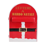 Boîte aux lettres métal père noël rouge nbd-9060 cm22,5x12h30