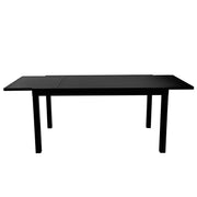 Table en aluminium Sullivan extensible anthracite cm150 - 210x90xh73