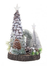 Lot de 4 Bougies 1P Abel en Argent