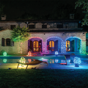 Chaîne LED scintillante RGB + blanc 48 mètres 600 LED