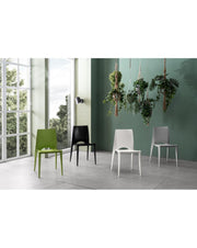 4x Chaises en polypropylène - Denise