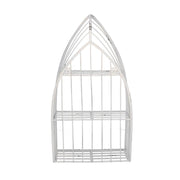 Étagère en métal blanc 3 étagères cm29x12h55