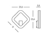 LED 20W 4000K LED LIGNE DE PROFITE QUASAR
