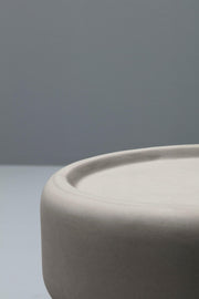 Table basse en mdf avec plateau gris D42xD42x52h cm