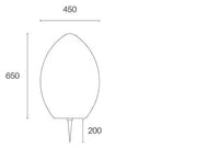 Puntoluce E27 Ligne d'oeuf blanc