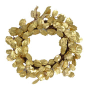 Couronne avec feuilles d'or cm ø45