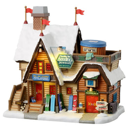 Lemax Yonder Peak Ski & Snowboard School - École de ski et de snowboard Yonder Peak pour le village de Noël