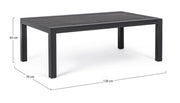 TABLE EN ALUMINIUM ANTHRACITE